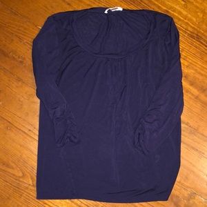 Large August Silk - purple top